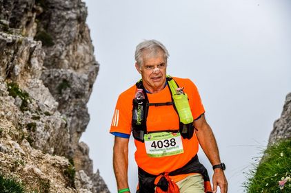 Cortina Skyrace 20km: Professor Konstantinos Bountolos, 3 hrs, 24 min and 11 sec (Path:  https://www.ultratrail.it/en/cortina-skyrace-path.html)