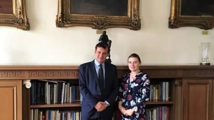  The Ambassador of the Republic of Poland, Mrs Anna Barbarzak visited the National and Kapodistrian University of Athens