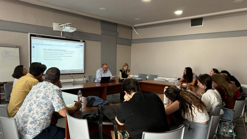 Professor George Sirrakos visits the Department of Educational Studies of the University of Athens