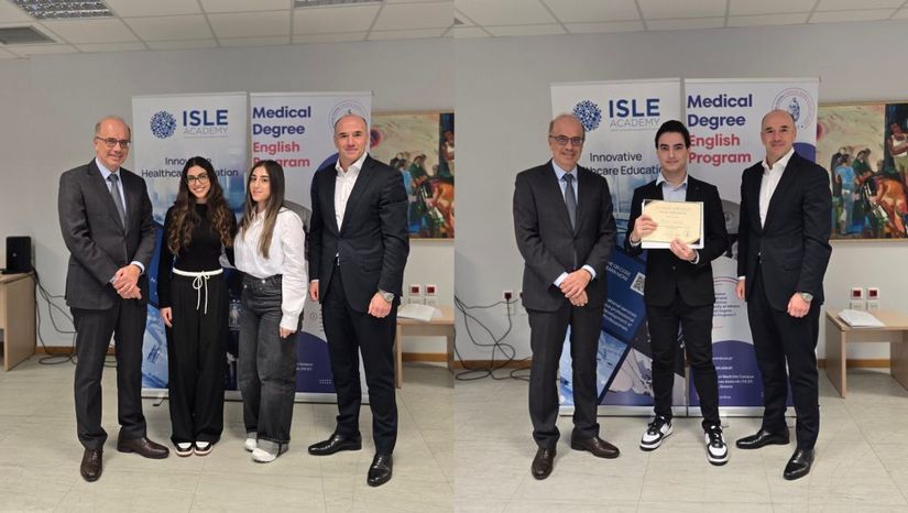 Awarding of the First Scholarships of the Medical Degree English Program