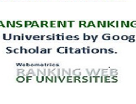  In the 86th position worldwide and 17th in Europe is NKUA in the Webometrics "Top Universities by Top Google Scholar Citations" Ranking