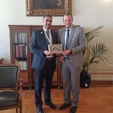 Vice-Rector Christos Karagiannis Holds Working Meeting With Dr Hashem Khries of Zarqa University