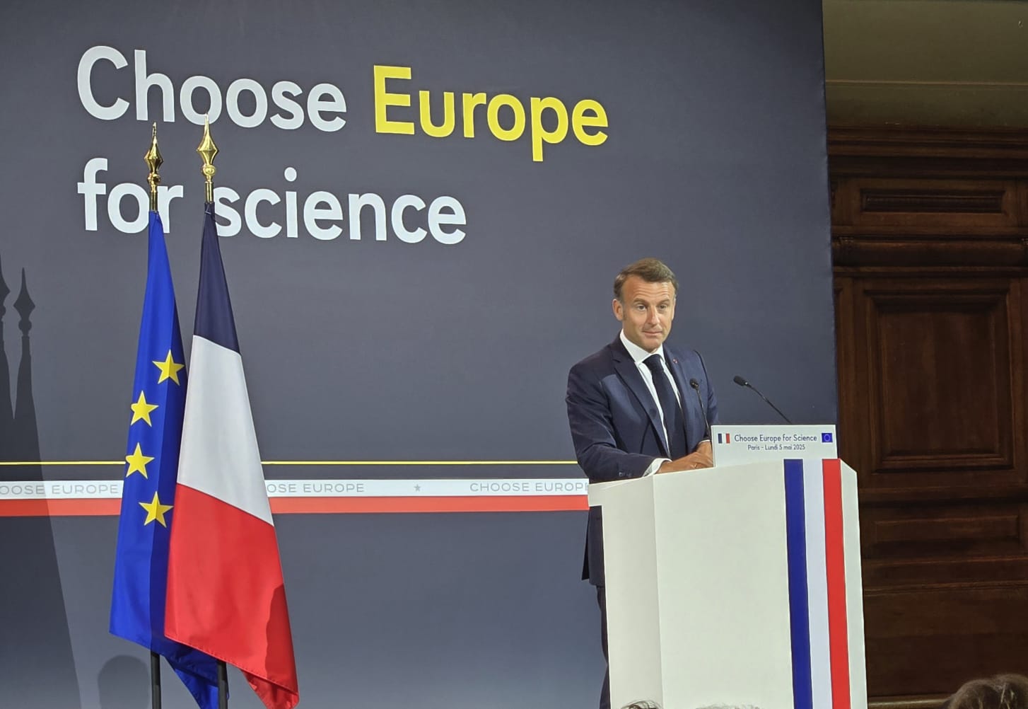 ‘Choose Europe for Science’: Emmanuel Macron and Ursula Von der Leyen host event in Paris to attract scientists to Europe – Participation of Rector Gerasimos Siasos
