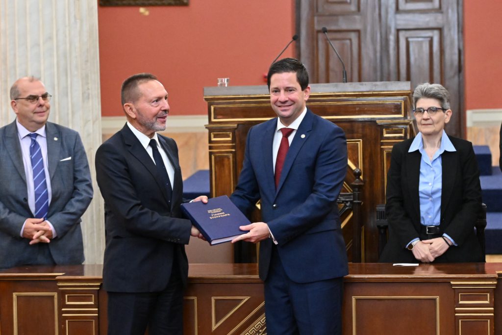 The University of Athens Honours the Outstanding Contributions of Yannis Stournaras, Professor Emeritus of the Department of Economics and Governor of the Bank of Greece, to Economic Science and Public Life